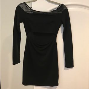 Cute fitted black dress from Forever 21